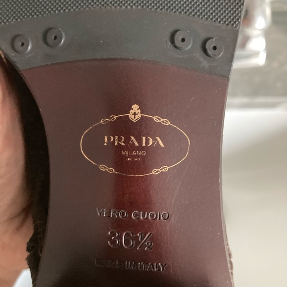 Prada Boots Brown Suede. - Picture 4 of 8
